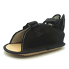 Black Open Toe Cast Sandal With TPR Sole